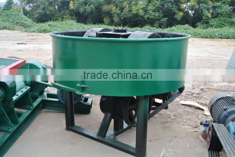 Double Roller Charcoal Crusher Mixer Machine