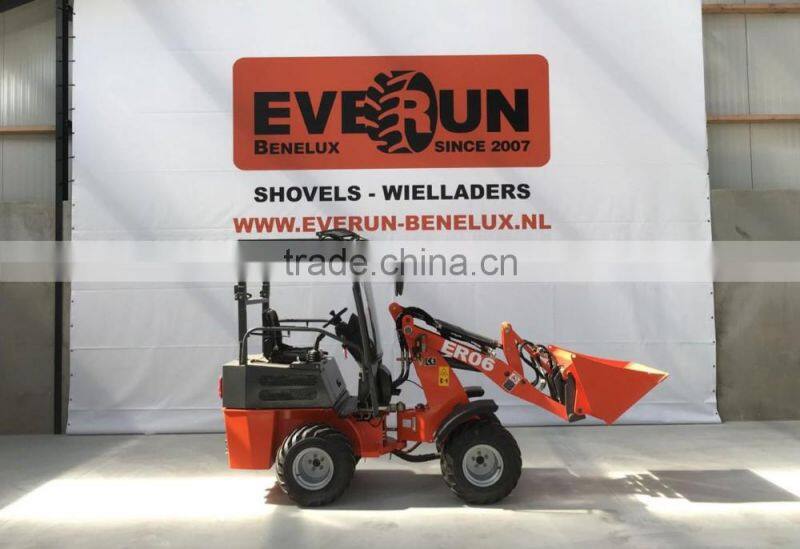 Everun brand ER12 front end loader with snow blower