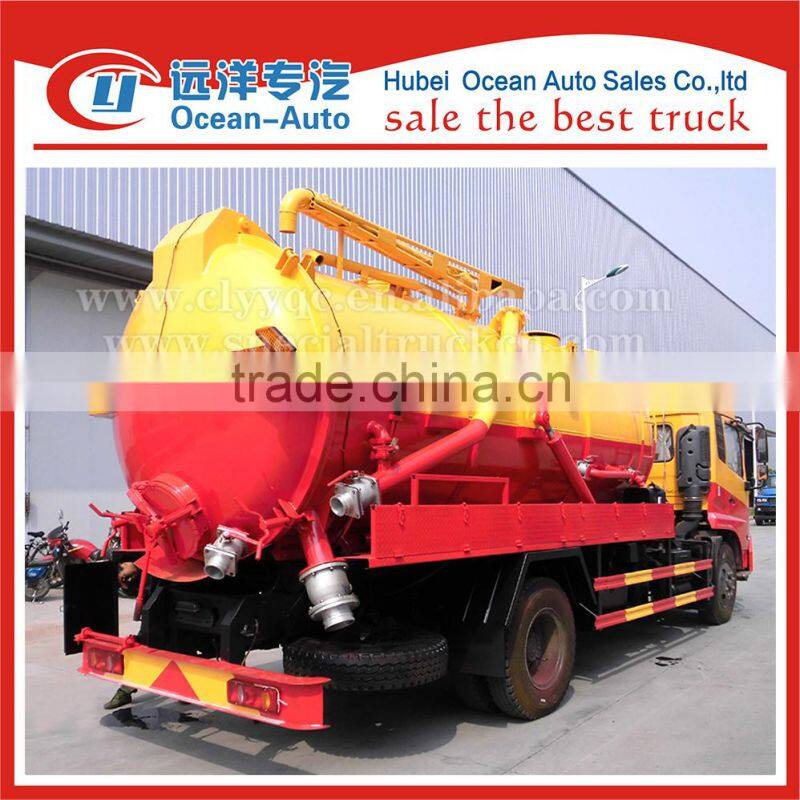 China price new industrial sewer cleaning suction truck for sale