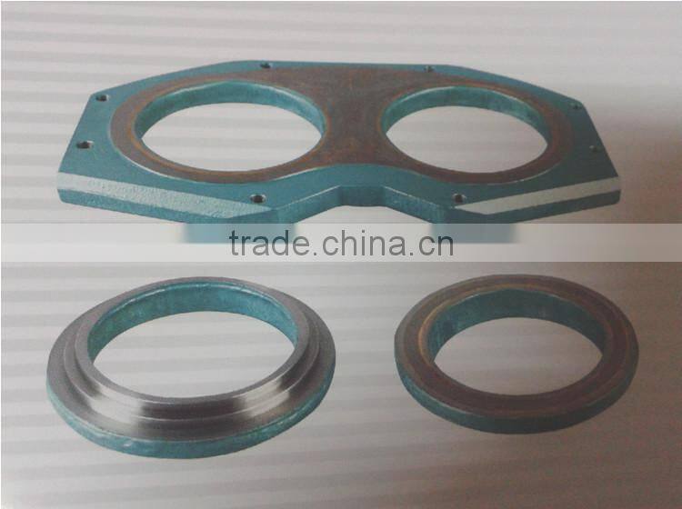 Schwing concrete pump spare parts wear resistant steel plate and wear ring with tungsten carbide