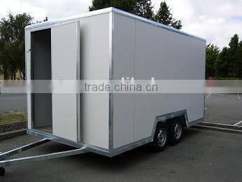 2015 hot-sale 2axles refrigerated van semi trailer/3 axles refrigerator freezer truck