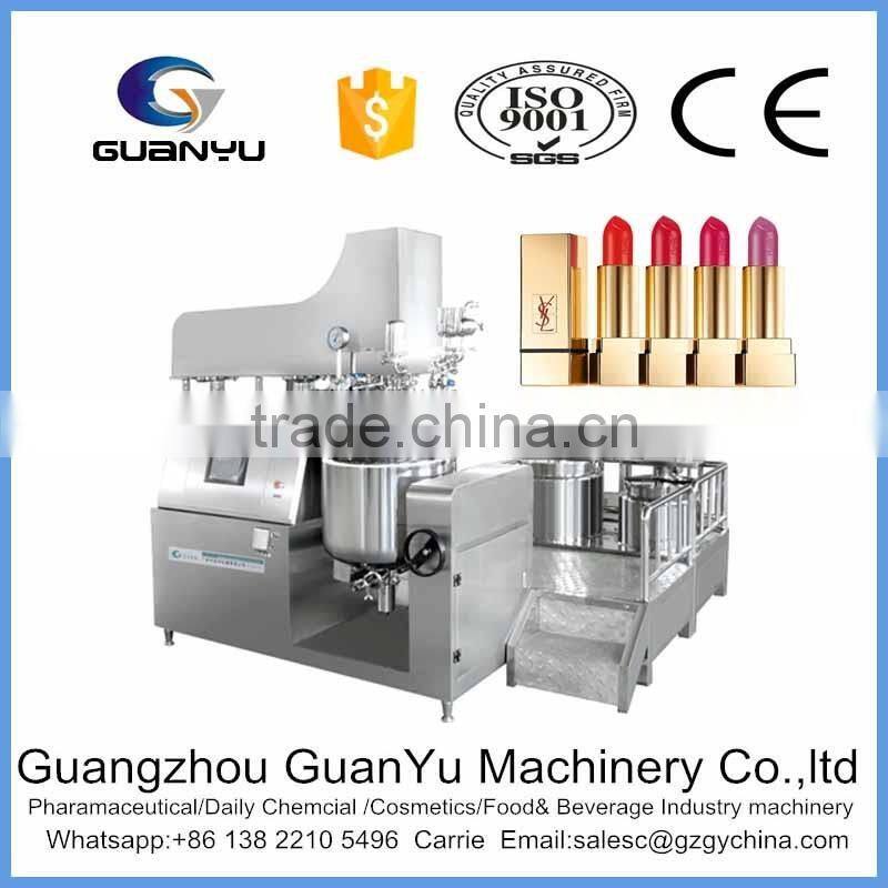 2017 GMP Standard vacuum cosmetics making machine,vacuum cosmetics emulsfiying mixer,vacuum cosmetics emulsifier good price