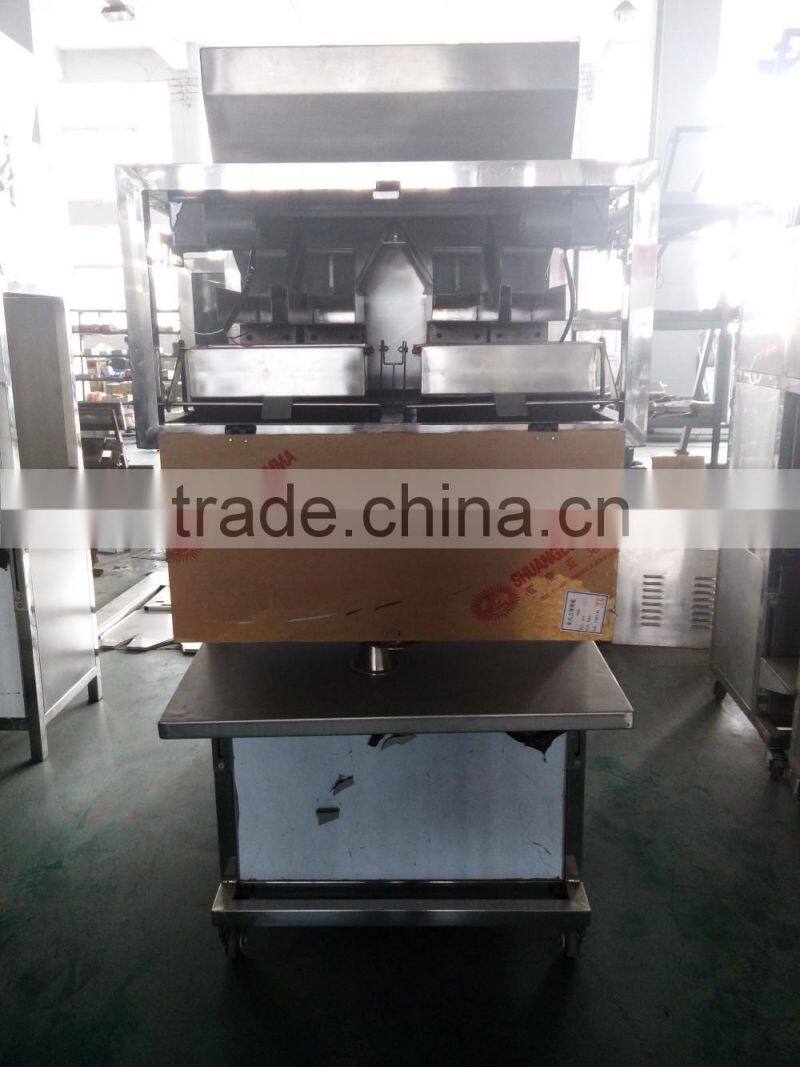 Double scale strip/ block filling packaging machine