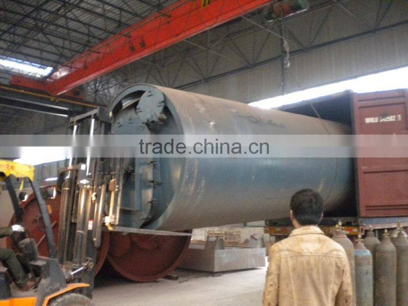 Anti-explosion 5TPD environmental Friendly waste tire recycling to oil pyrolysis plant
