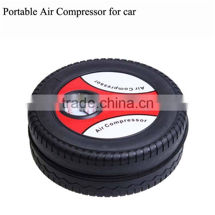 car compressor tire inflation pressure 12V portable air compressor mini tire inflator tire inflation