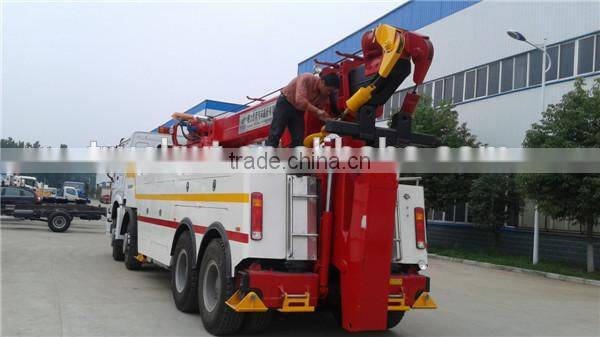 China howo heavy duty rotator tow truck for sale
