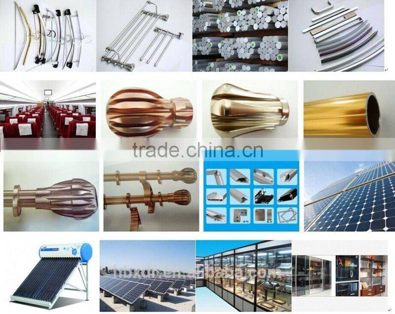 6063 t5 extrusion sandblasting anodized car rack aluminium profile