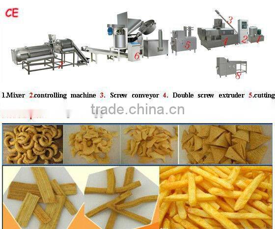 Corn chips machine in machinery chips making machine