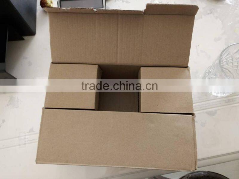 300ml crystal heavy shot square wine glass