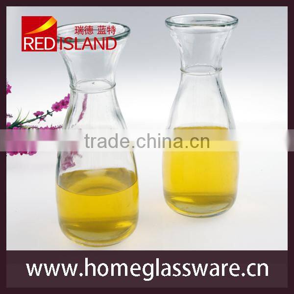 1 Liter Glass Carafe Juice Water & Wine Container for Home or Restaurant