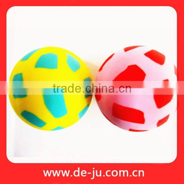 Stripe Rubber Bouncing Round Jumping Ball