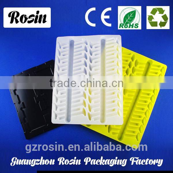 vacuum forming bottled cosmetics/skin care product tray