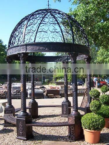 hengsheng Outdoor Garden Cast Iron Gazebos For Sale