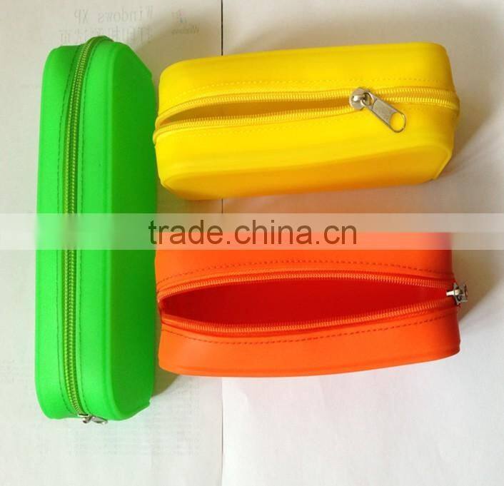 silicone Stationery /silicone pencil bag for promotion item