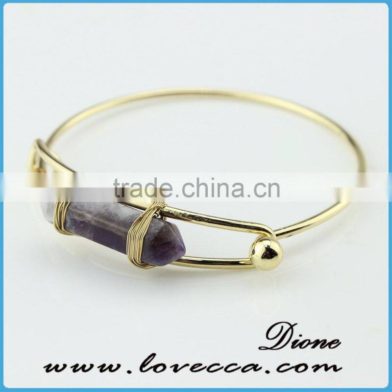 High Quality Fashion Bohemian Artificial Semi-precious Stones Turquoise Bracelet