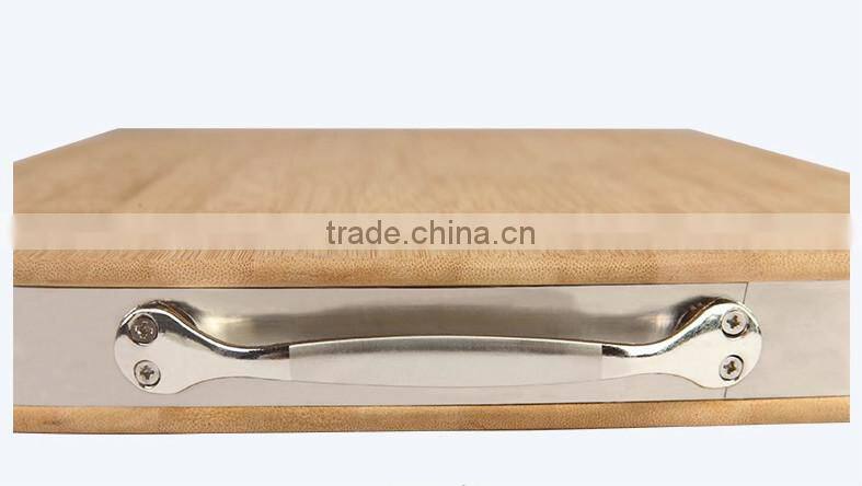 Big Wooden Chopping Board with Holes outside family use wooden board no rust
