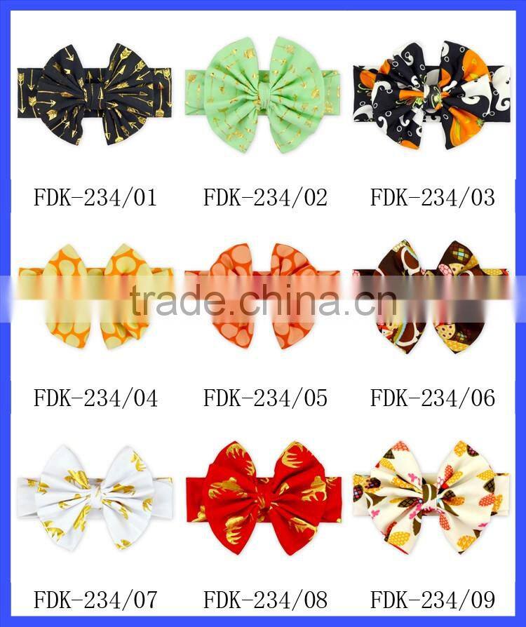 Big Bow Infant Girls Elastic Hair Headbands Hairband Baby Girl Headband With Bow