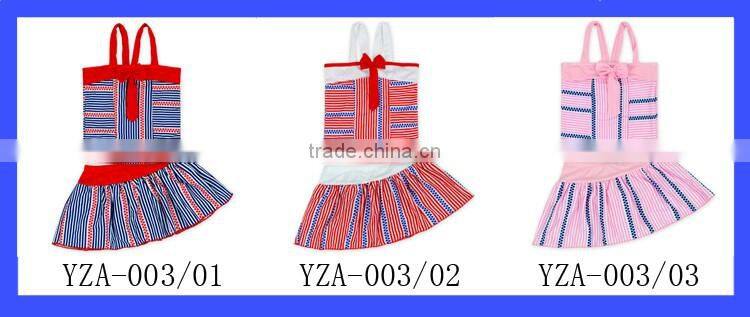 Toddler baby infant stripe swimwear 2 pieces baby kids swim suit 2017