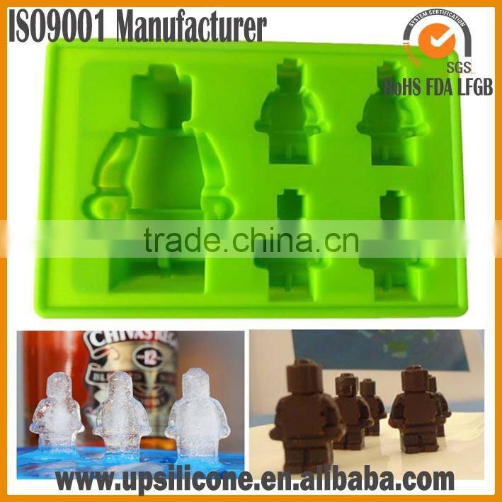 microwave silicone lego cake mold
