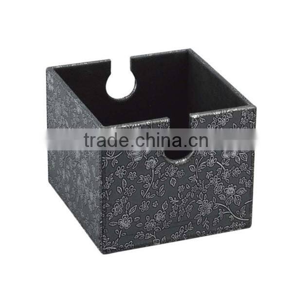 Vintage Style household decorative PU leather storage box with handle, China manufacturer wholesale directly