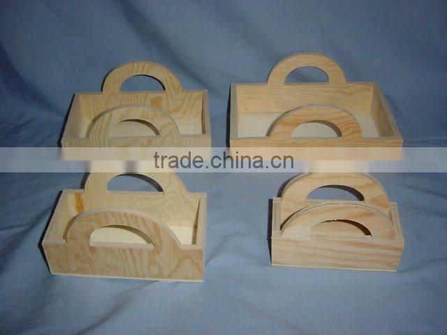 small wooden fruit tray