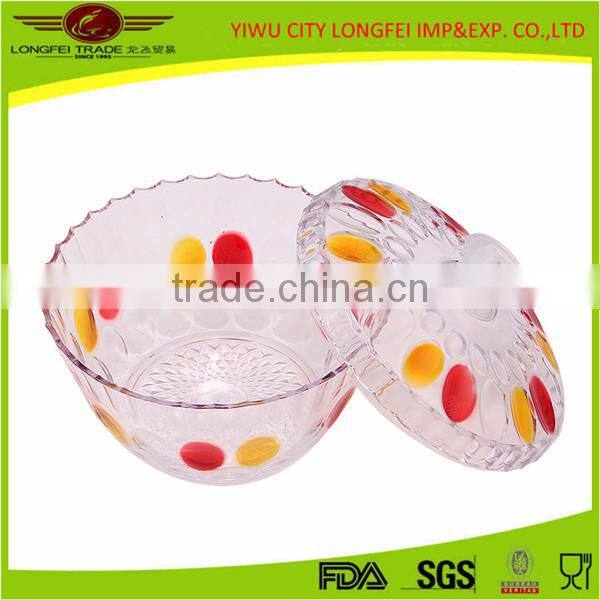 Decorative Transparent Candy Storage Box With Cover