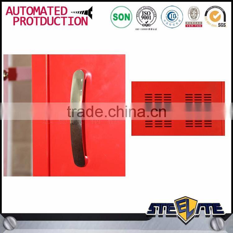 One door with star kids metal locker clothes cupboard design