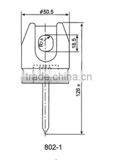 white brown color porcelain wiring 801-1 insulator