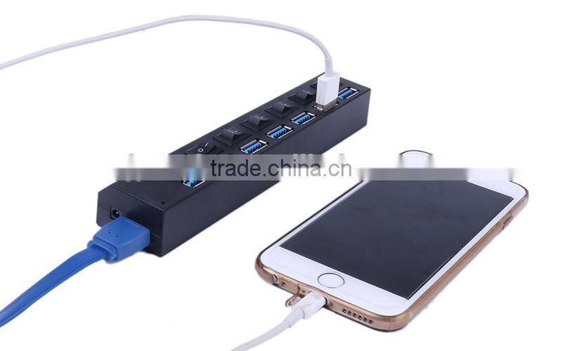 Hot new products for 2016 7-Port USB 3.0 High Speed HUB