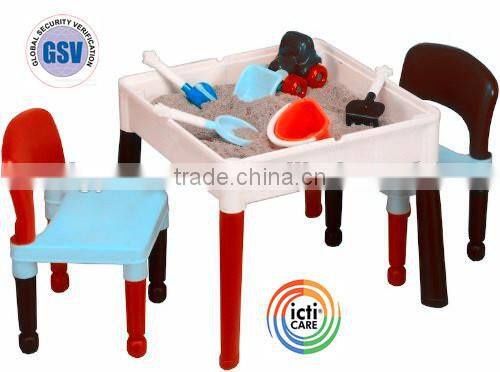 2015 new hot cheap liberty house square table and chair toys for children wholesale from alibaba china ICTI manufacture