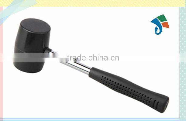 TPR grip steel tube handle rubber hammer