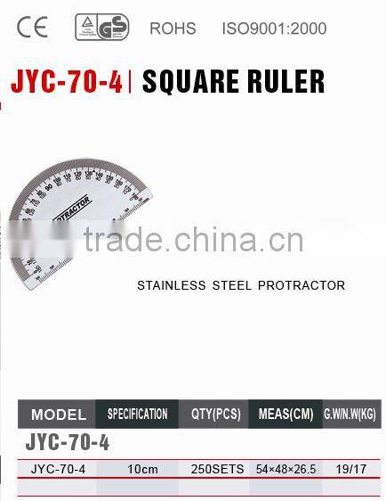 stainless steel protractor and ruler adjustable square ruler