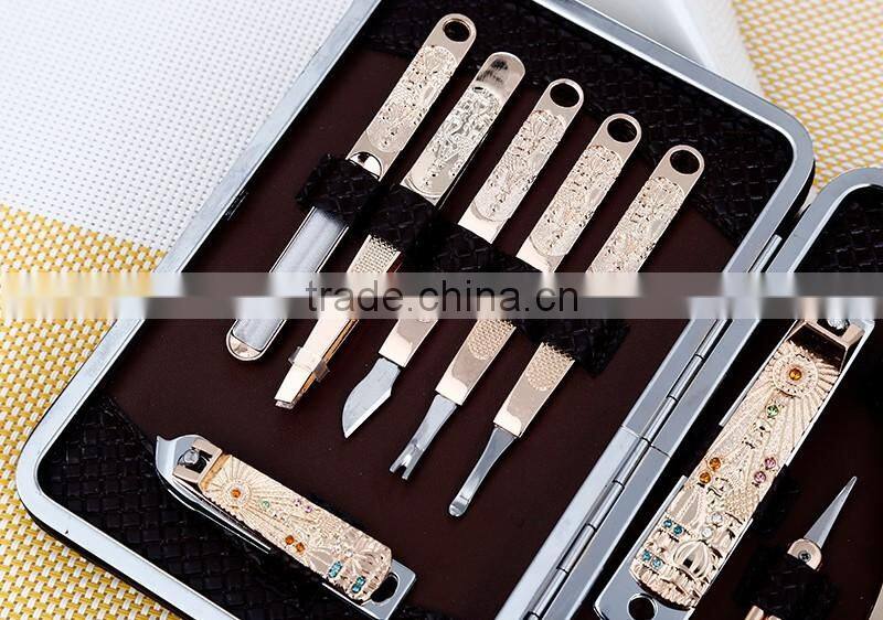 10pcs set men beauty equipment nail clippers manicure set