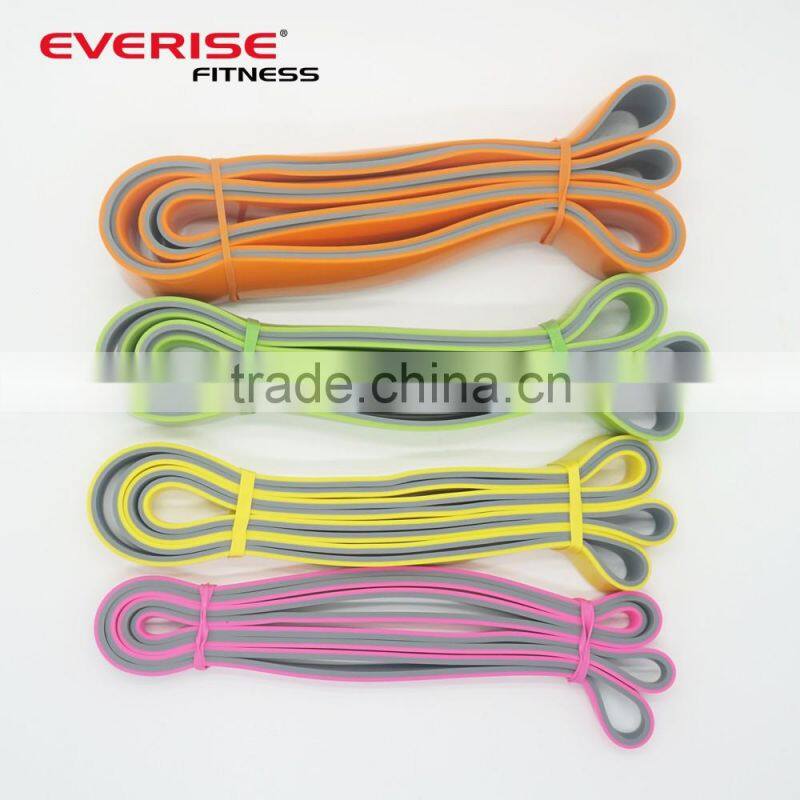 2017 hot selling new style Latex double color resistance power set band