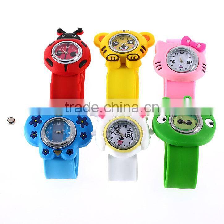 Vogue Watch Animal Slap Snap On Silicone Watch Fashion Watch Manufacturers In China Sports Boys Girls Children Kids Gift