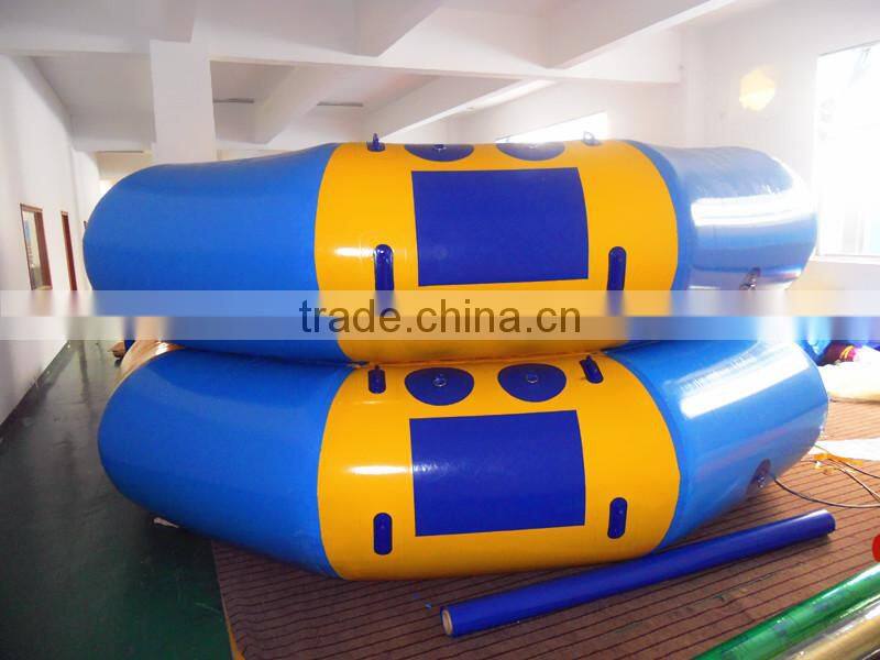 Custom PVC Bouncer Inflatable water Trampoline Children and Adults Water Fun Toy