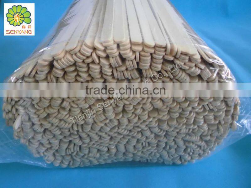 disposable individually paper wrapped wooden coffee stirrer