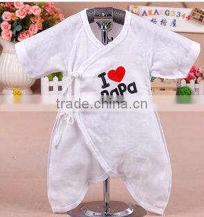 High Quality Soft Printing Short Sleeve Cotton Baby Romper