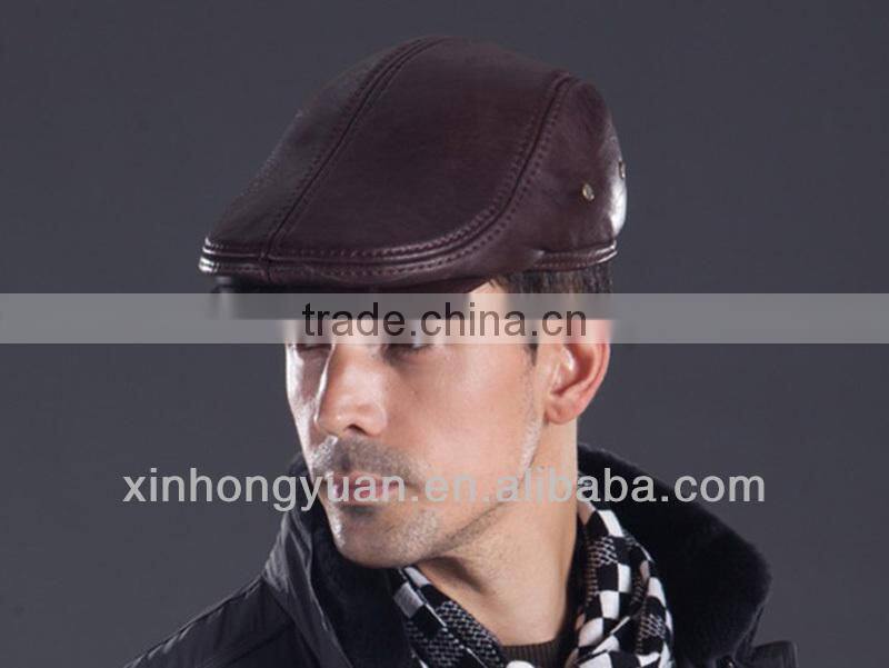 custom Fashion plaid duckbill pub cap hat