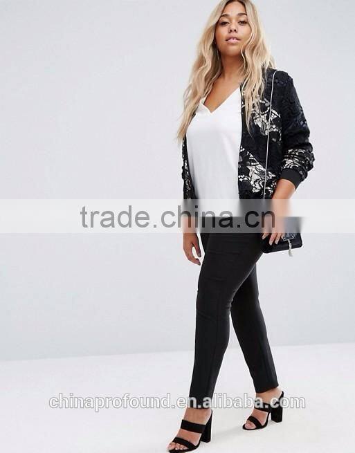 new lace designs winter bomber jacket jacket women custom design lace jacket wholesale