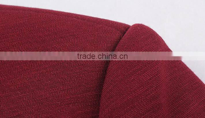 GZY fashion men wine color suit wholesale