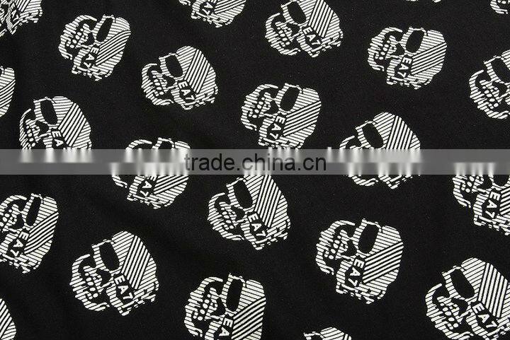 New pattern skull all over sublimation printing t-shirt factory