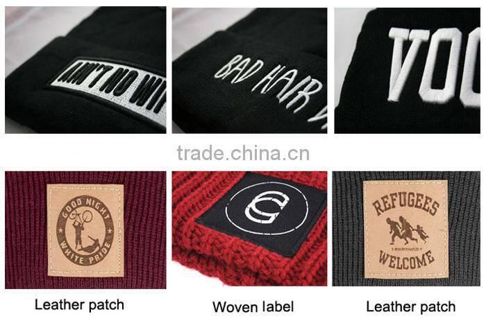 Hot selling Brand new custom polar fleece beanie hat wholesale