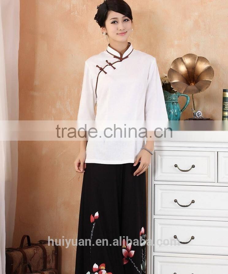 Chinese traditional work wear / hotel uniform