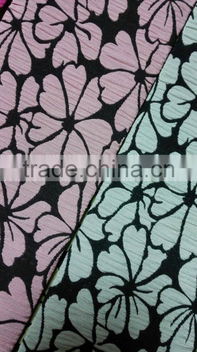 T/C/SP woven jacquard for women's dress