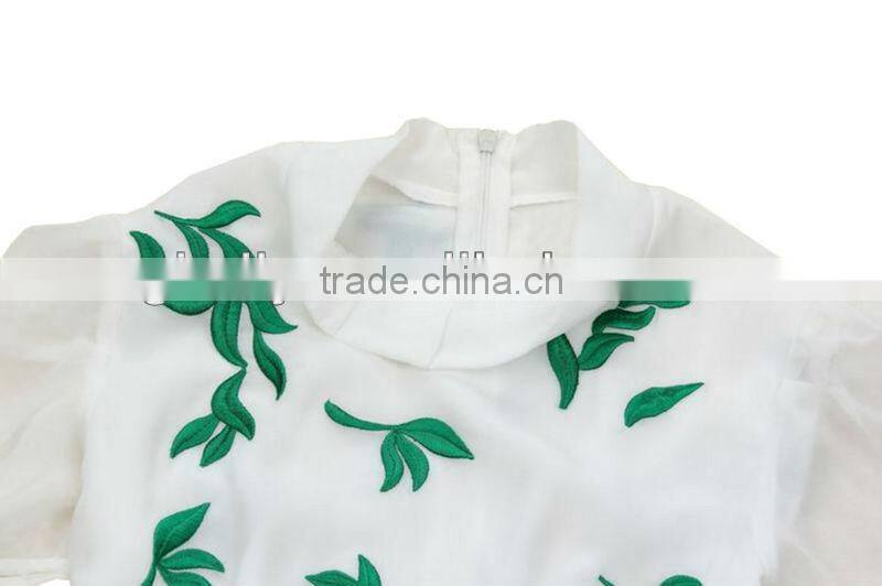 ladies fashion formal work silk dresses for slim lady