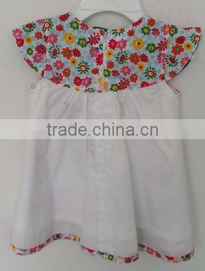baby girls colorful printed dress for summer