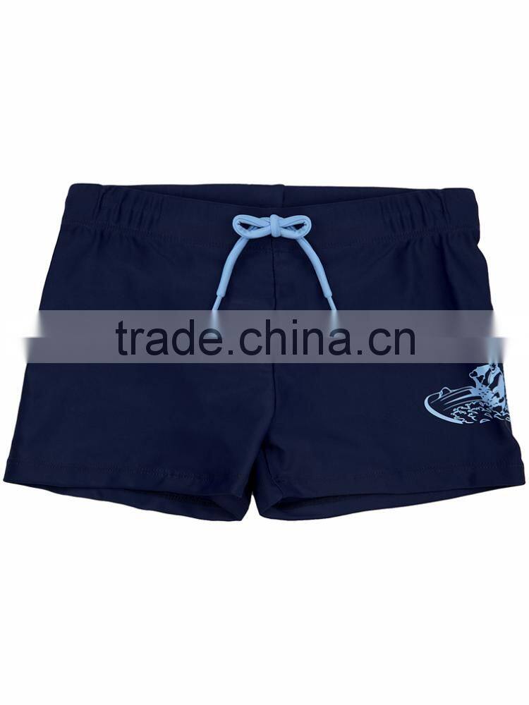 Boy natural red swim shorts beachwear