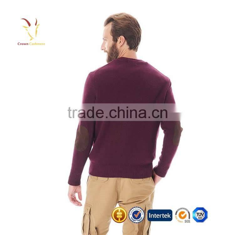 Fashionable Pure Cashmere Junpers Men Cashmere Sweater Pullover