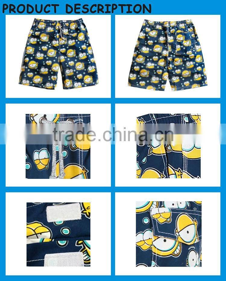 Wholesale Hawaiian Print Mens Board Shorts Quick Dry